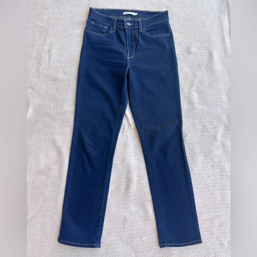Levi's Dark Blue Straight Leg Women's Jeans